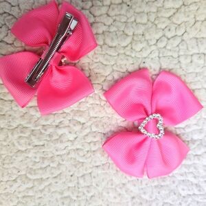 Heart Clip in bows